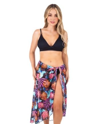 Salida de baño tipo falda en tull estampado TDL10061006