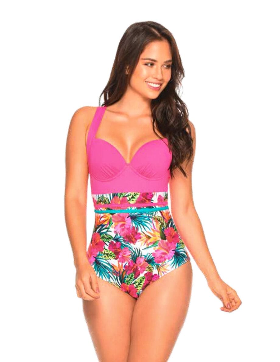 Enterizo Deportivo Traje De BaÃ±o Enterizo Con Short Para Natación