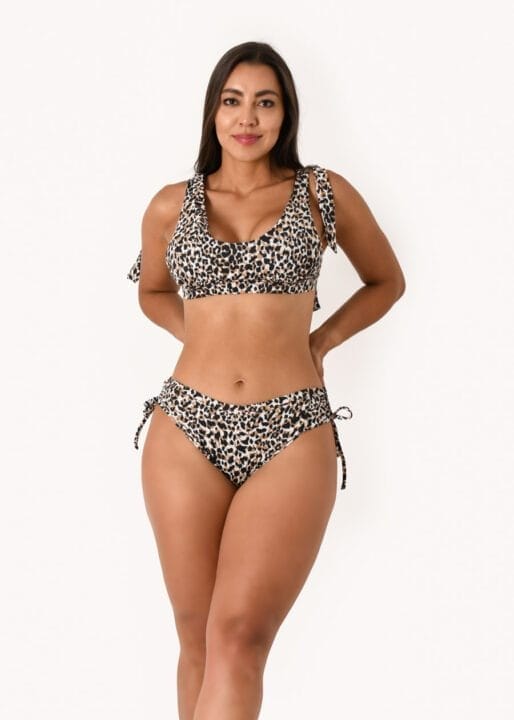 Vestido de baño animal print
