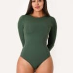 Vestido de Baño Manga Larga Verde