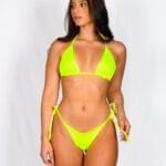 Bikini Bronceador Lima Neón
