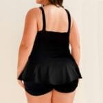 Vestido de baño tankini negro