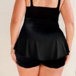 Vestido de baño tankini negro