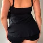Vestido de baño tankini negro